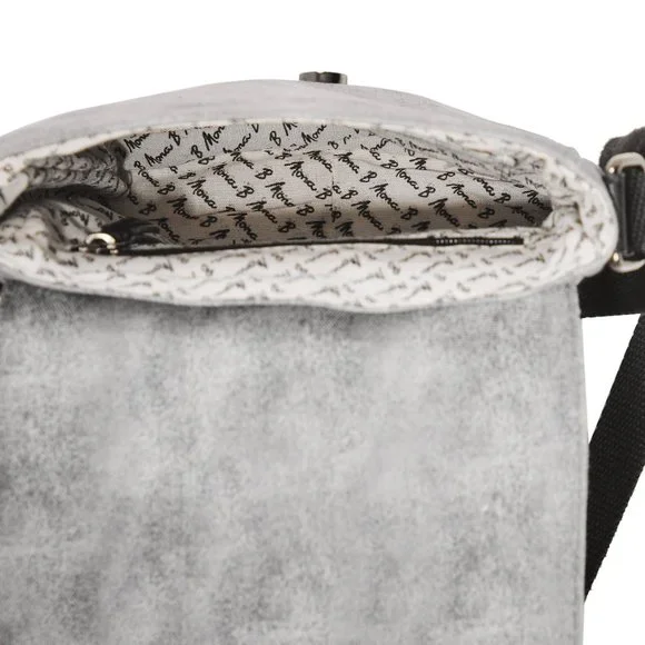 NWT Up-Cycled Whether worn Crossbody By Mona B. - Picture 4 of 5